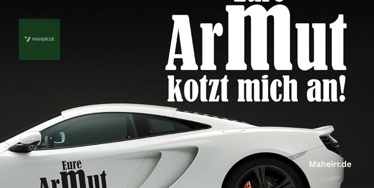 deine armut kotzt mich an